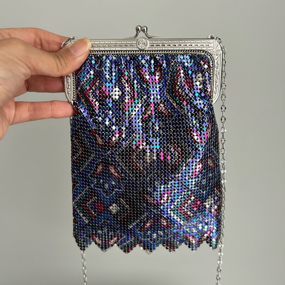 Whiting and Davis mesh purse - art deco style, 20s style